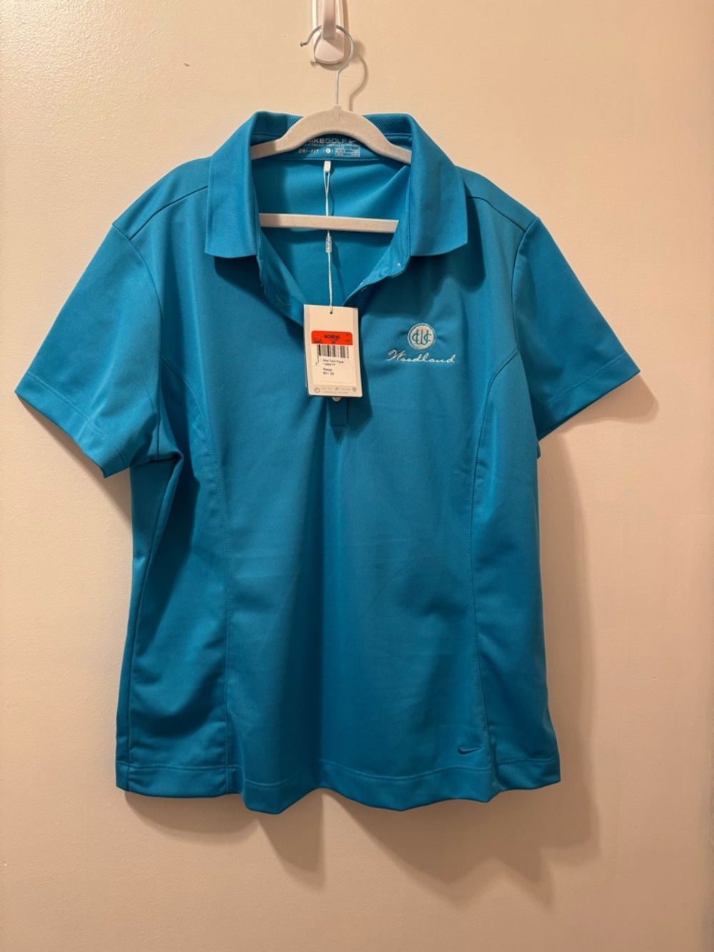 Nike Dri-FIT Women's Teal Polo golf nwt